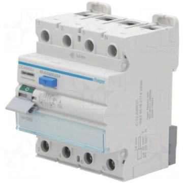 RCD breaker | Inom: 63A | Ires: 30mA | Max surge c
