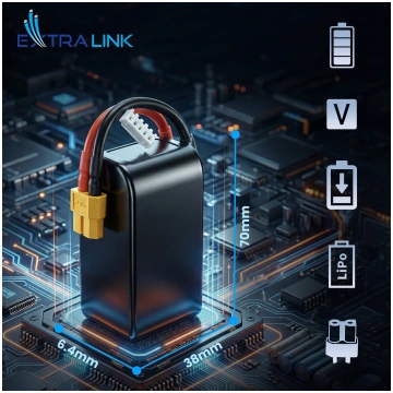 ExtraLink Extralink LiPo 4S 1800mAh XT60 130C | do