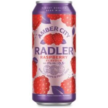 Alus dzēriens AMBER CITY Radler Aveņu 2% 0,5L sk.D