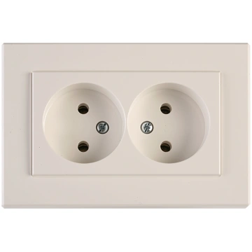 Dubultā kontaktligzda Vilma XP500 111050201105, ro