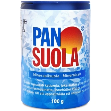 PanSalt mineralizēta galda sāls ar jodu, 100 g