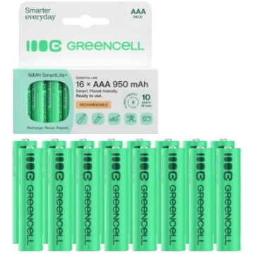 Rechargable batteries 16xAAA HR03 950mAh | GR12 | 