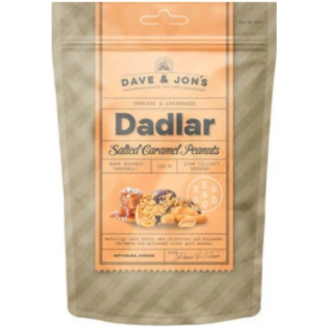 DAVE & JON"S Salted Caramel Peanuts dateles 125g 7