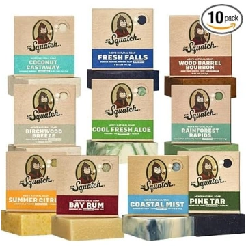 Dr. Squatch dabīgo ziepju komplekts vīriešiem - au