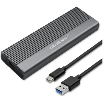 Qoltec 52267 korpuss | SSD M.2 disks | SATA | NGFF