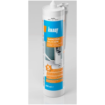 Silikons Knauf, 300 ml, balta krās