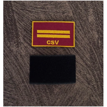 Scratch Patch Vigili del Fuoco CSV con Velcro M.eF