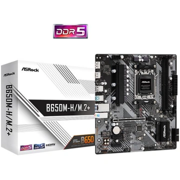 ASRock B650M-H/M.2+ Micro-ATX Socket AM5 AMD B650 