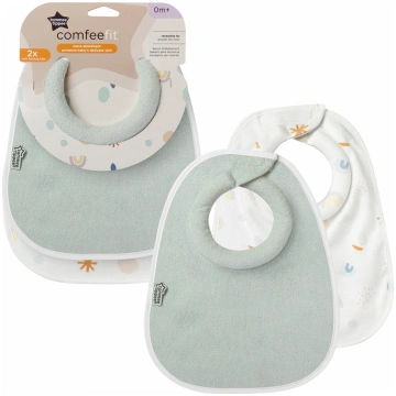 TOMMEE TIPPEE priekšautiņš COMFEEFIT, 0 m+, 2 gab.