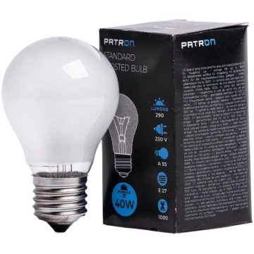 Volframa spuldze E27 40W A55 230V FR PATRON 05278