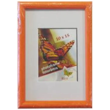 Fotorāmis 10x15cm COLORI koka, oranža krāsa
