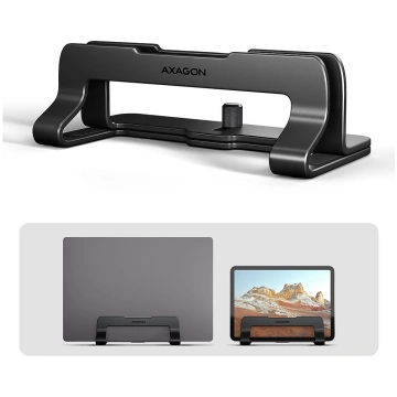 STND-VB ALU vertical AL U stand for laptops 10