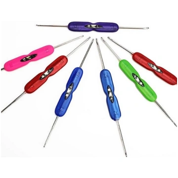 Double crochet hook with plastic handle - 1/2 - do