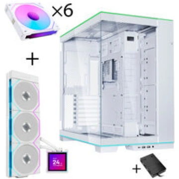 Lian Li O11 Dynamic EVO RGB PC-Gehause Bundle + Hy