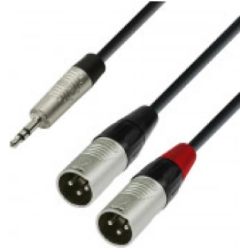 ADAM HALL K4 YWMM 0300, Mini Jack 3.5 mm / 2 x XLR