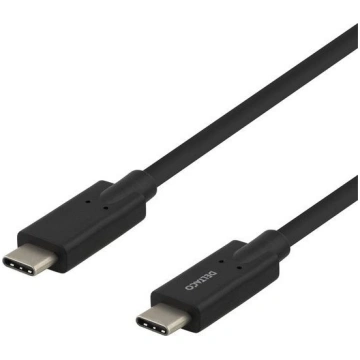 Kabelis Usb Deltaco Usb-c - Usb-c 2 M Melns (usbc-