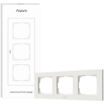 SMART SWITCH FRAME H2 (3-GANG)/WHITE FE-X02D-W AQA