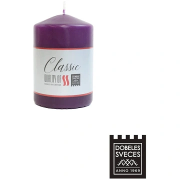 CILINDRS - LILLĀ 67 x 100 mm Baltic candles Ltd