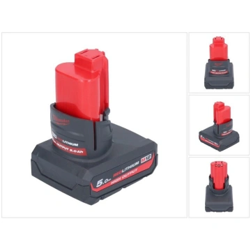 Milwaukee M12 HB5 lieljaudas 12 V 5,0 Ah / 5000 mA