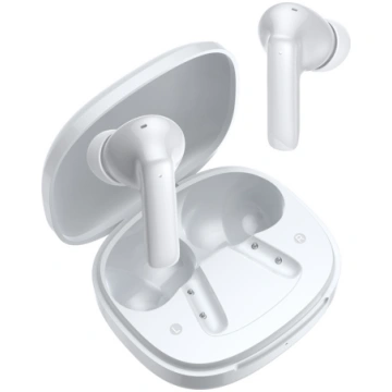 QCY T13 Pro bezvadu austiņas ar ANC, baltas - wire