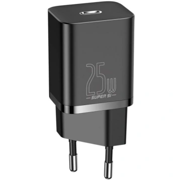 Wall Quick Charger Super Si 25W USB-C QC3.0 PD wit