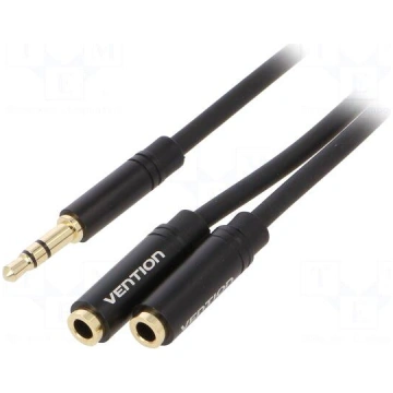 Cable | Jack 3.5mm 3pin socket x2,Jack 3.5mm 3pin 