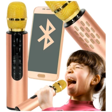 Bezvadu karaoke mikrofons bērniem ar Bluetooth ska