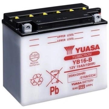 Startera akumulatoru baterija YUASA YB16-B