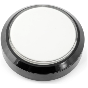 Push button 10cm - white - flat OEM AN-12664
