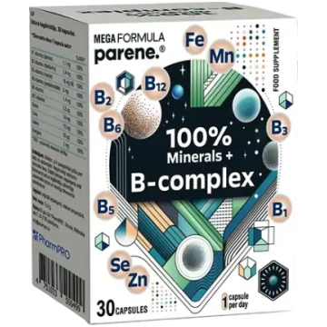 MEGA FORMULA parene. 100% Minerals + B-complex, 30