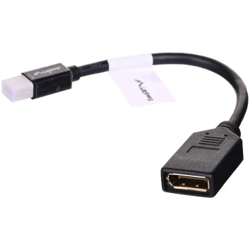 Lanberg AD-0003-BK DisplayPort cable 0.12 m Mini D