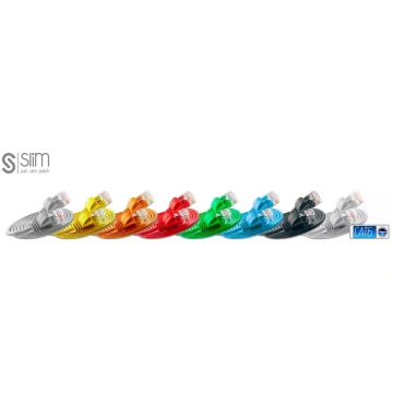 SLIM Patchcords SLIM Light UTP tīkla kabelis Dzelt