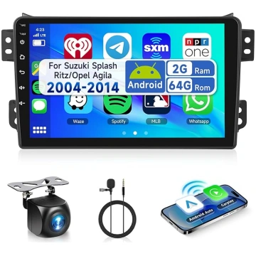 2G & 64G 9 collu Android autoradio priekš Suzuki S