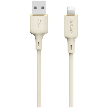 Dudao L7SL USB-A - Lightning 5A cable 1m - beige