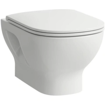 Laufen pods ar SC vāku Lua Basic Rimless, stiprinā