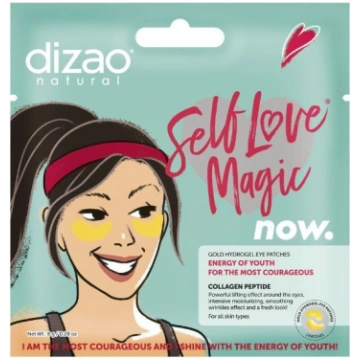 DIZAO Hydrogel Gold Eye Patches Collagen Peptide, 
