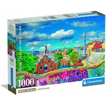 Clementoni Puzzle Compact Park Guell 1000 (39954) 