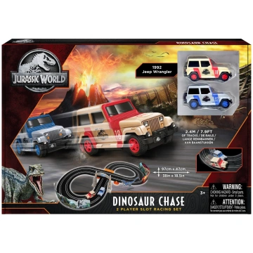 JURASSIC WORLD Sacīkšu komplekts Dinozaura medības
