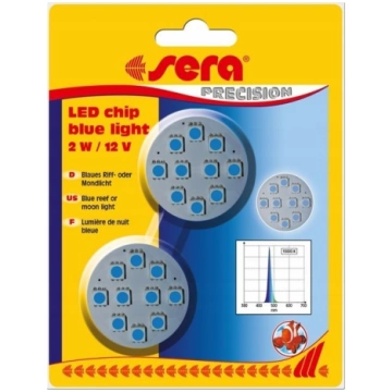 Sera Diodes Led Chip Blue Light 2 W / 12 V, 2gab/I