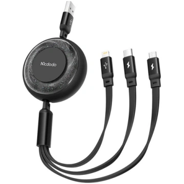 3in1 USB to USB-C Lightning Micro USB Cable Mcdodo