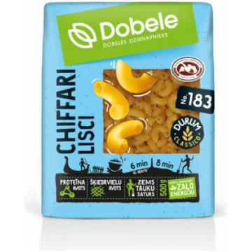 Makaroni Chiffari Lisci mazie, gludie radziņi Nr. 