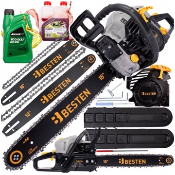 Benzīna ķēdes zāģis Besten BE0002865, 58 cm³, 2,8 