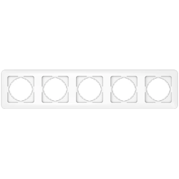 Piecvietīgs rāmis Vilma R05 Balts, SL250
