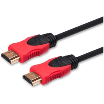 Kabel HDMI (M) v2.0, 10m, miedź, czarny, złote koń