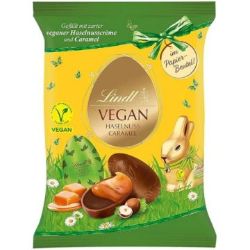 Lindt vegānie šokolādes lazdu riekstu olas, 90 g i