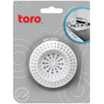 Sietiņi 2gb plastmasa izlietnei balti Toro 80822