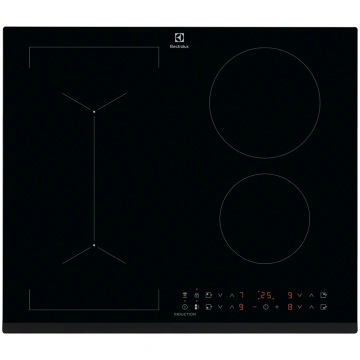 Electrolux, platums 59 cm, melna - Iebūvējama indu