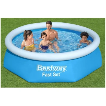 Bestway 8ft x 24inch Blue Round Fast Set Inflatabl