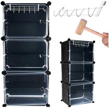 Moduļu apavu skapis - 6 plaukti