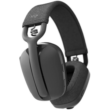 Logitech Zone Vibe 100, melna - Bezvadu austiņas, 